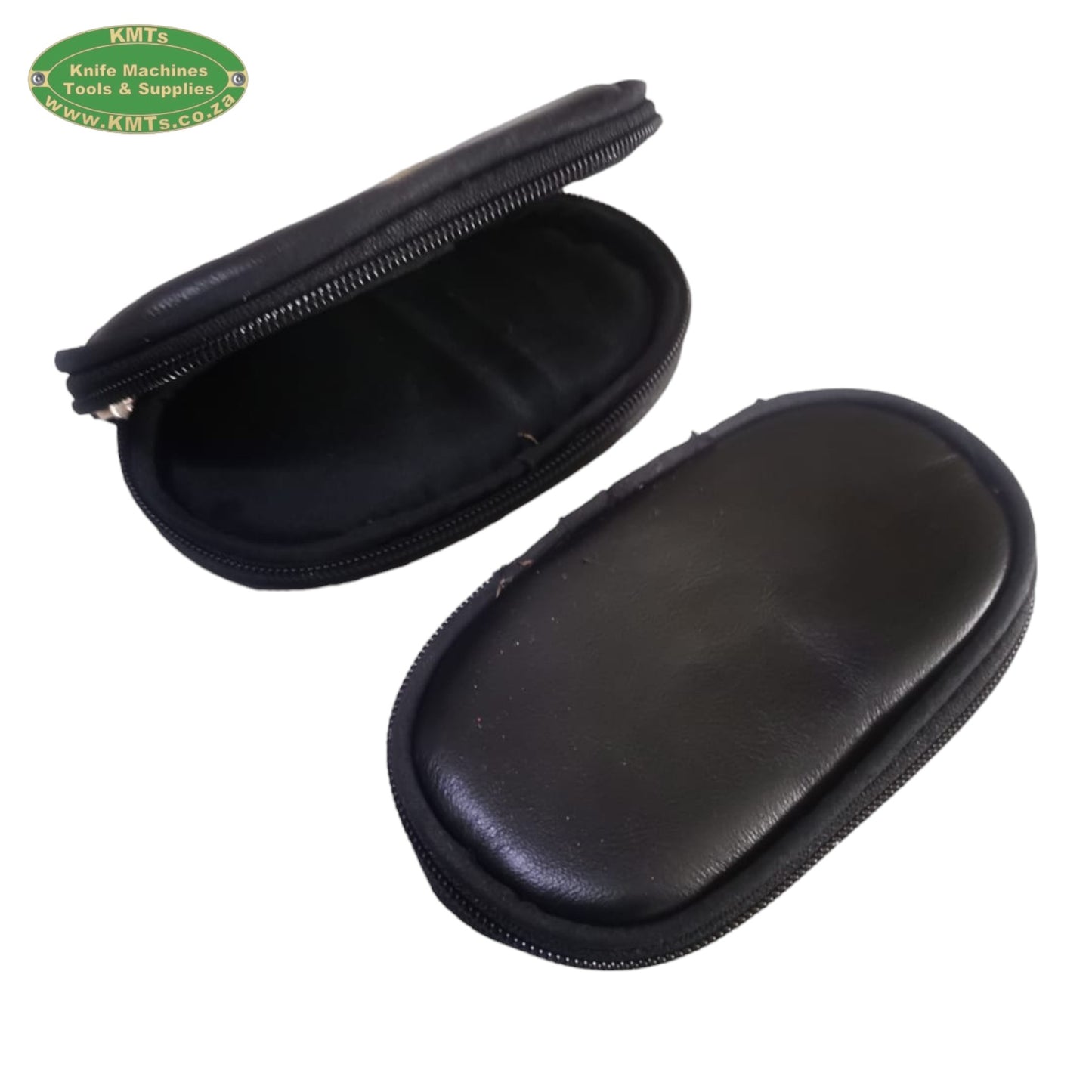 Leather Black Pouch - Black 130/70mm