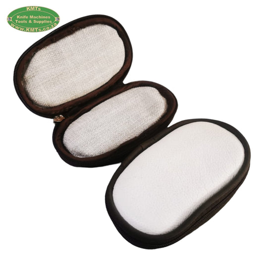 Leather White Pouch 130/70mm