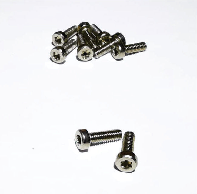 Screw M2.5x08mm Cap head Low head T8