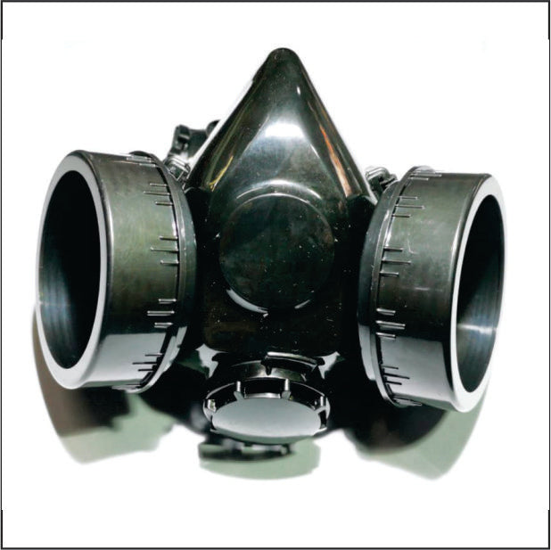 Mask Respirator Double With Cartridge