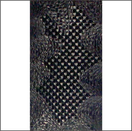 Carbon Lightning Silver Wire Througout