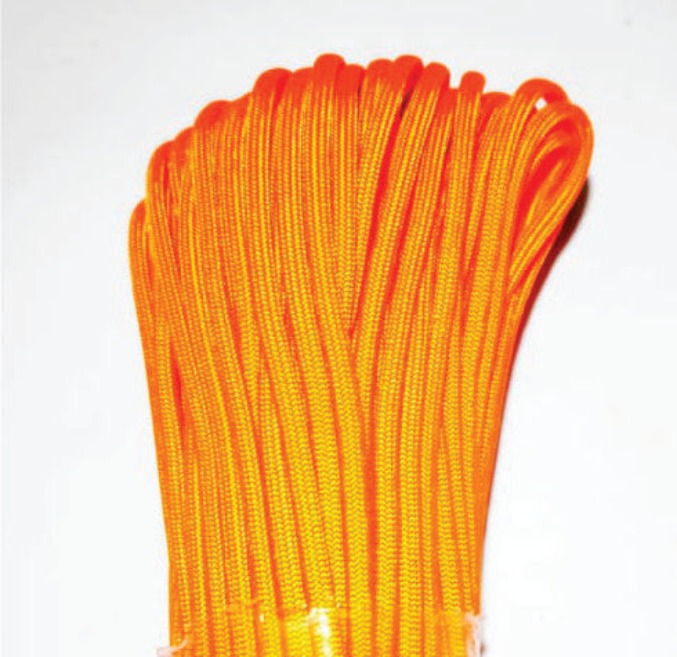 Paracord 550 - 45 Neon Orange 30m