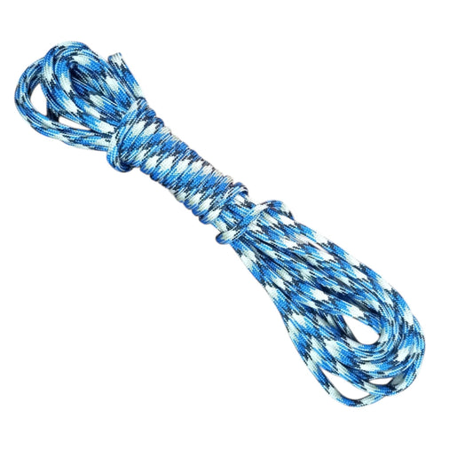 Paracord Blue/Black/White 5m