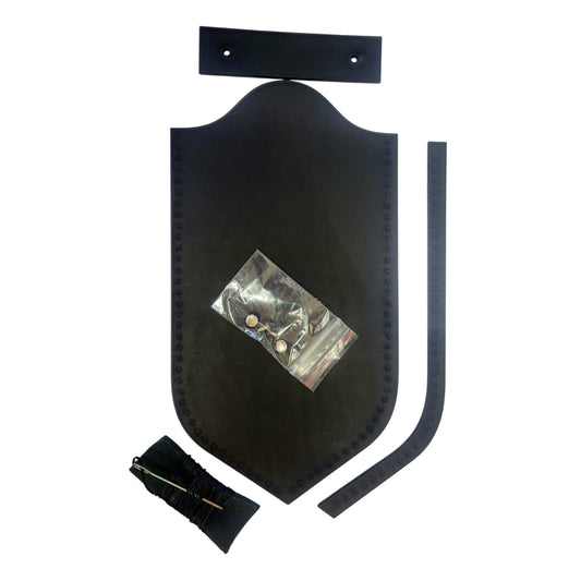 Leather Sheath Making Kit Black 180-225