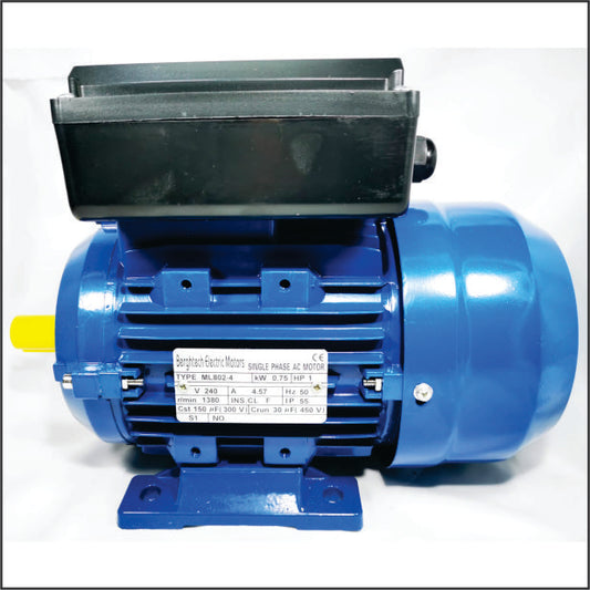 Berghtech 0.75Kw 240V S/Phase 1480rpm Mo