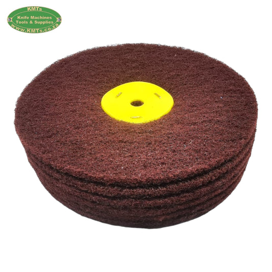 Buff - 200mmx6 Leaves Satinbrite - Fine