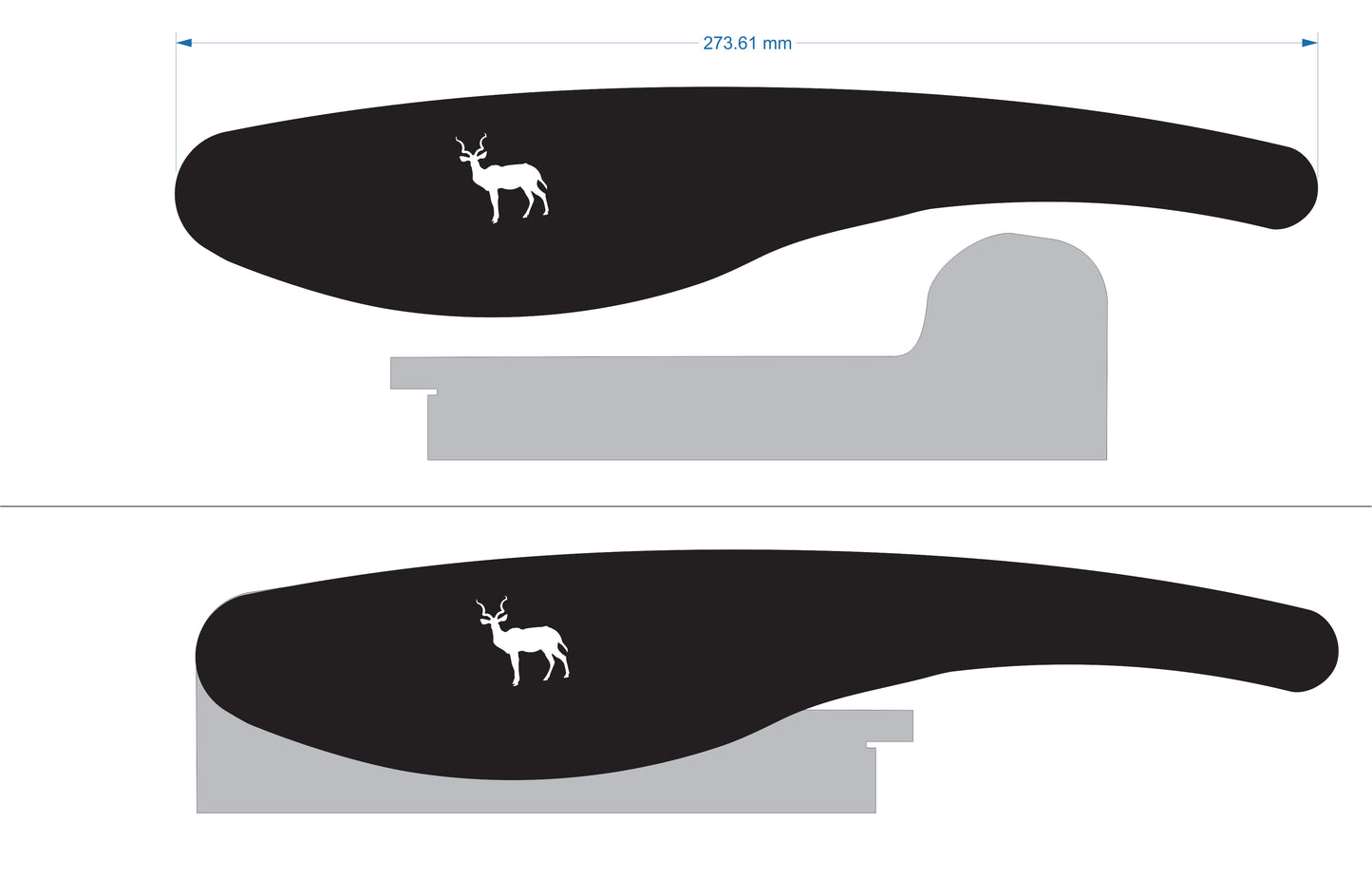 BiltongKerwer31Kudu - 3mm 440C