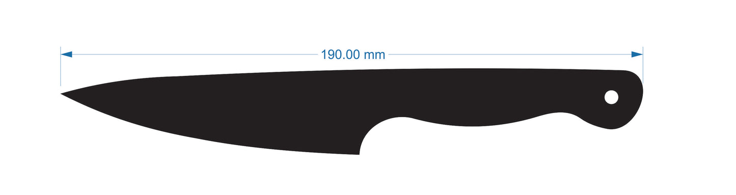 KitchenKnifeSmall - 3x189mm 440C