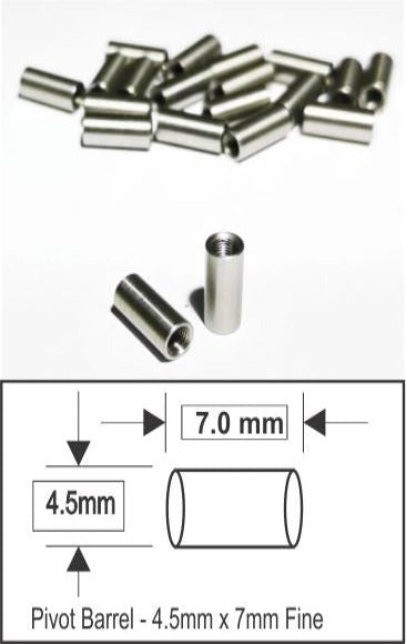Pivot Barrel - 4.5mm x 7.0mm M3 Fine