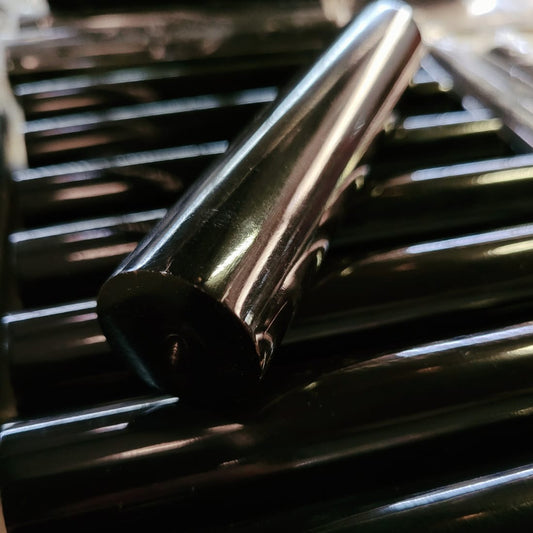 Buffalo Horn Rolls 25x125mm Black