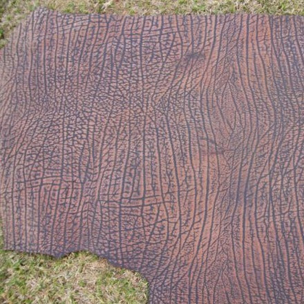 Bovine Buff Print Choc Brown 1.6/2mm