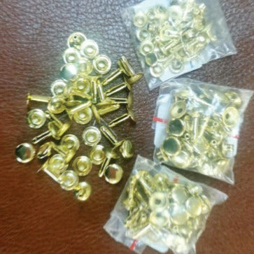 Leather Rivets BP Brass 07mm (20Sets)