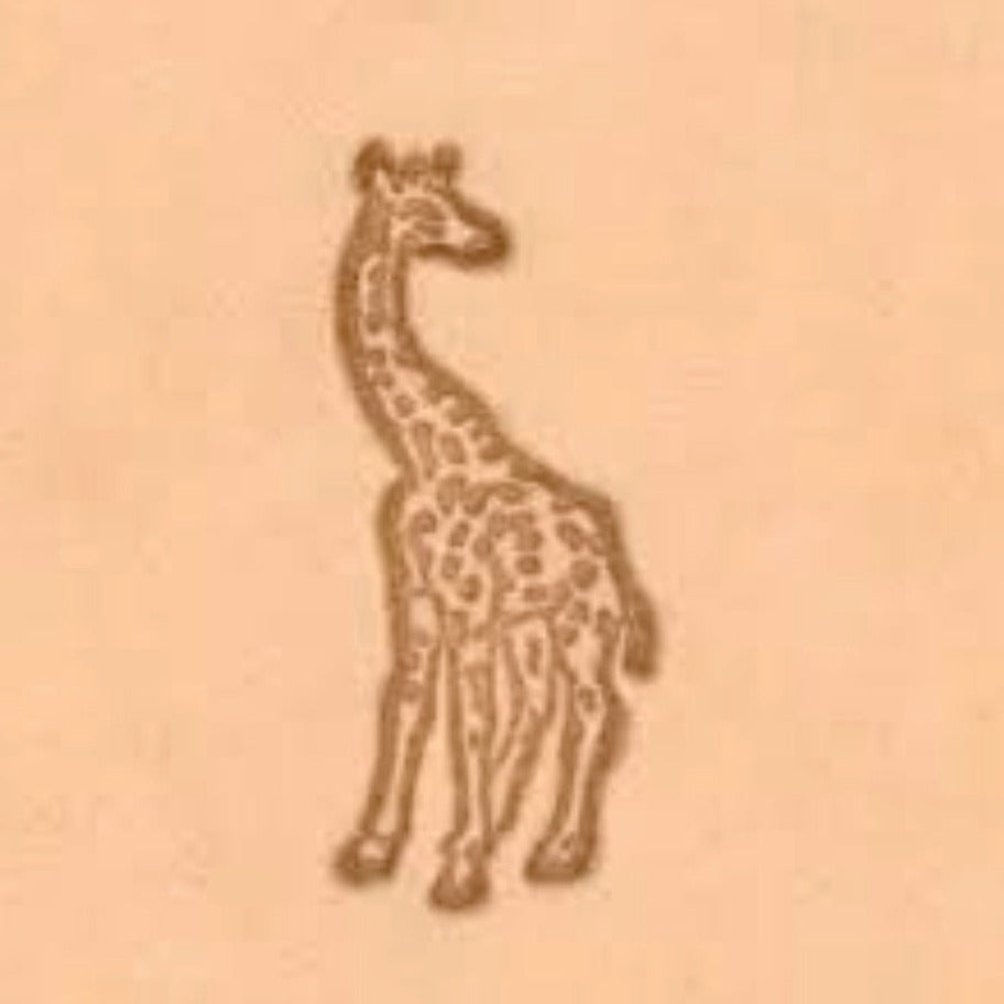 Leather Stamp Pic Giraffe 8329-00