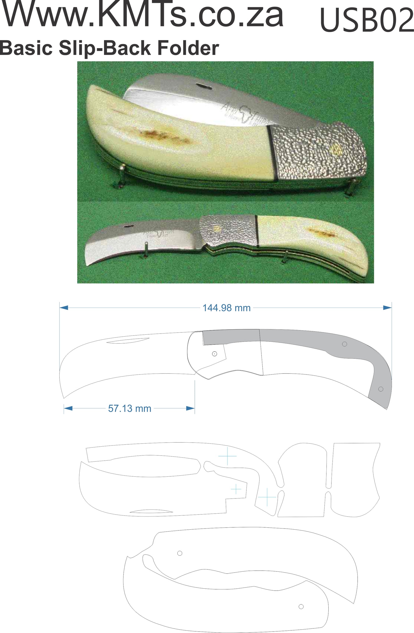 Basic Biltong S/Back Kit - 145/ 90/55mm