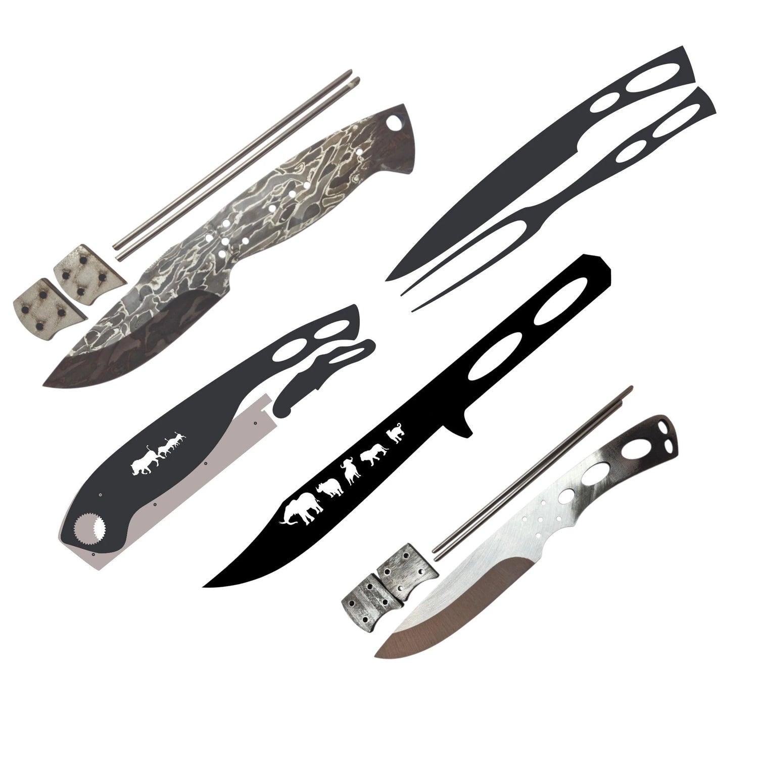 Stainless steel and High Carbon Blanks