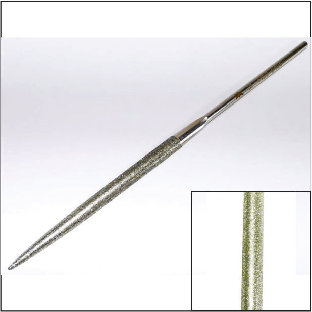 Needle File Diamond - 140mm H/Round