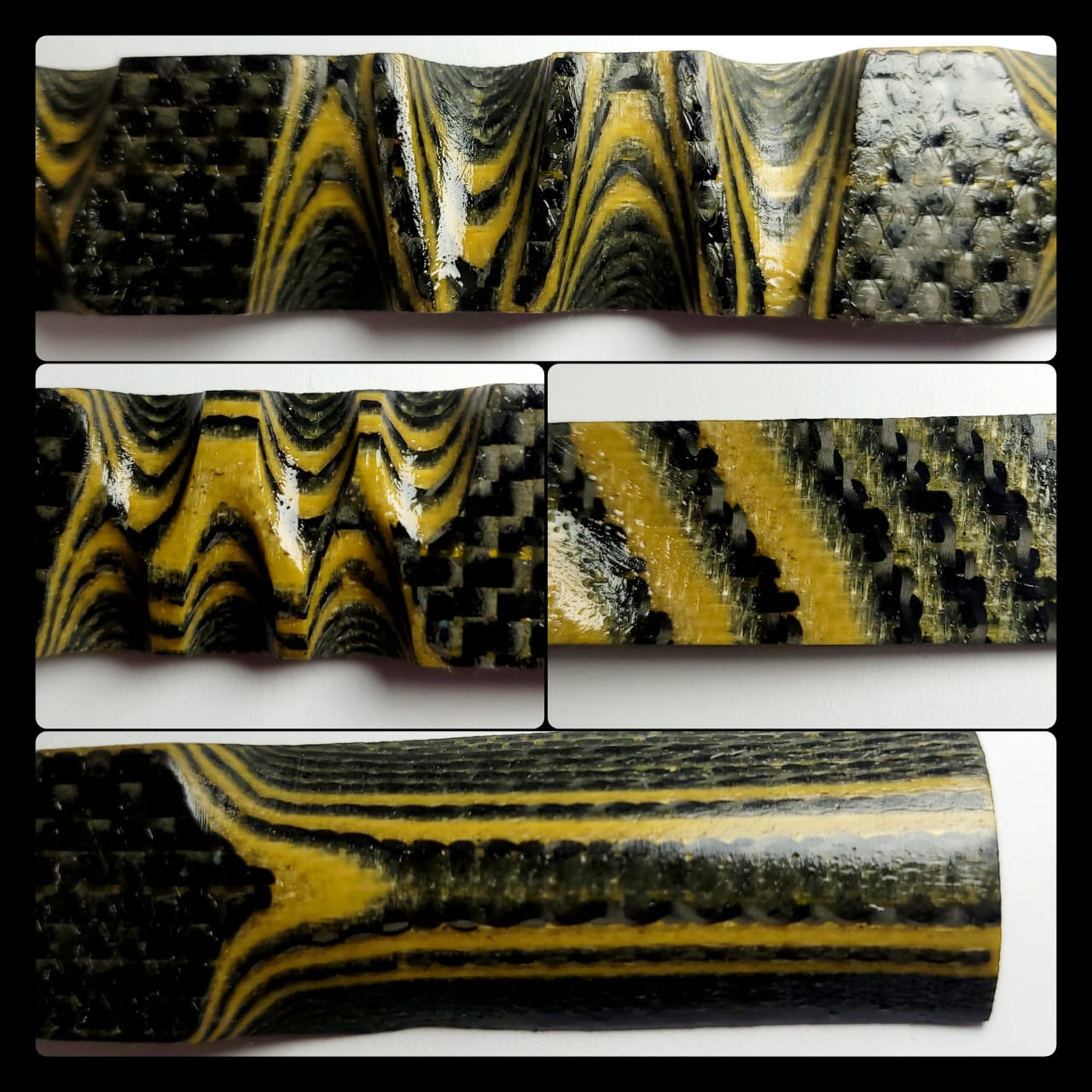 Carbon Fibre & G10 Yell Layers