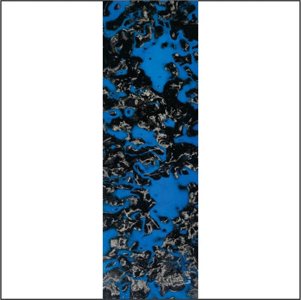 Carbon Fiber Marble - Blue