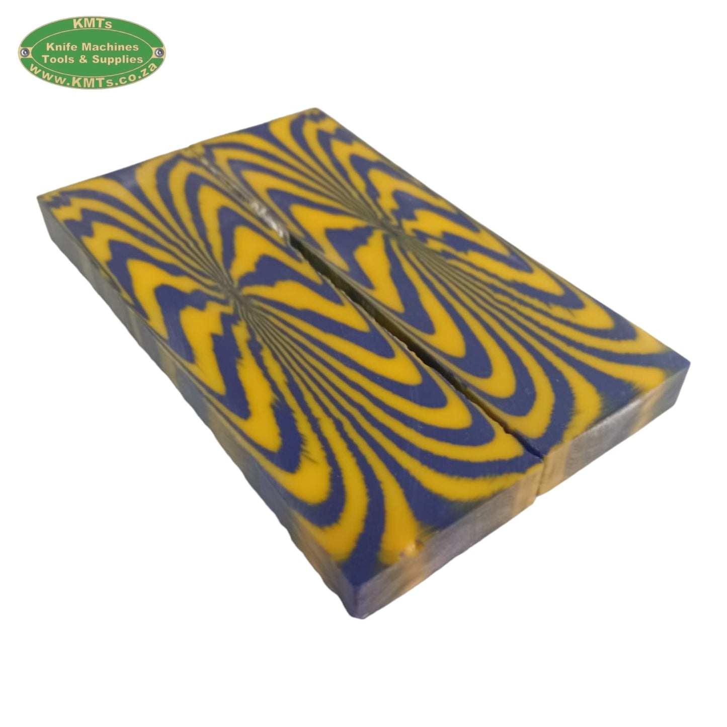 Pol Bar - Yellow/Blue 111x30x6-10mm