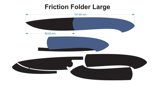 Friction Folder 3.3mm 440C 191/ 125