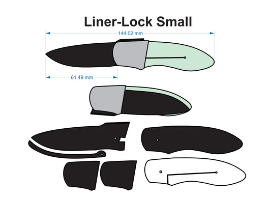 Liner-Lock 11S - 144/ 87/57mm - Titanium