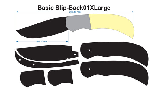 Basic Slip-Back01 XLarge - 3.25mm 440c