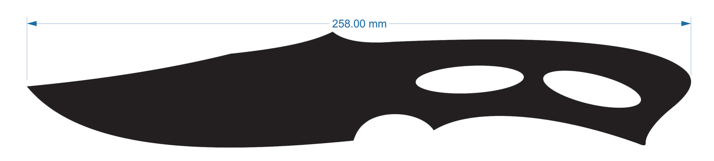Utility13 - 3x258mm 440C