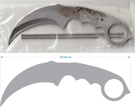 Karambit54-3x233mm L4528 HT + HG  w/t pi