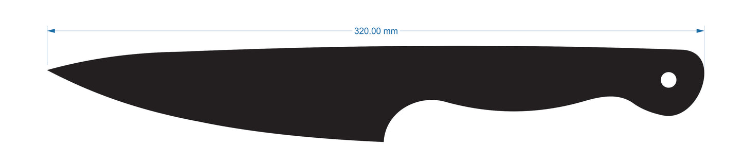 UtilityKitchenKnifeLarge - 3x320mm 440C