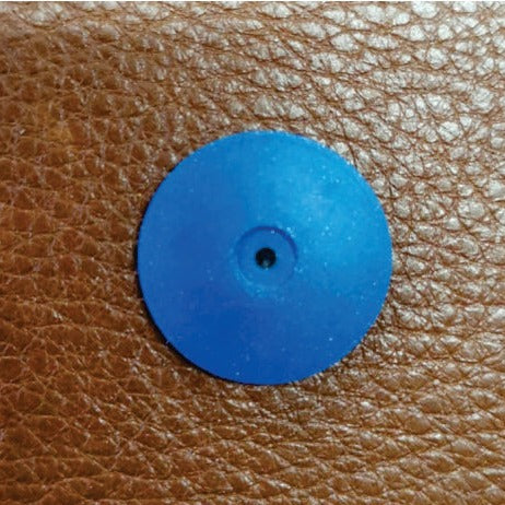 Rubber Blue Domed Disk
